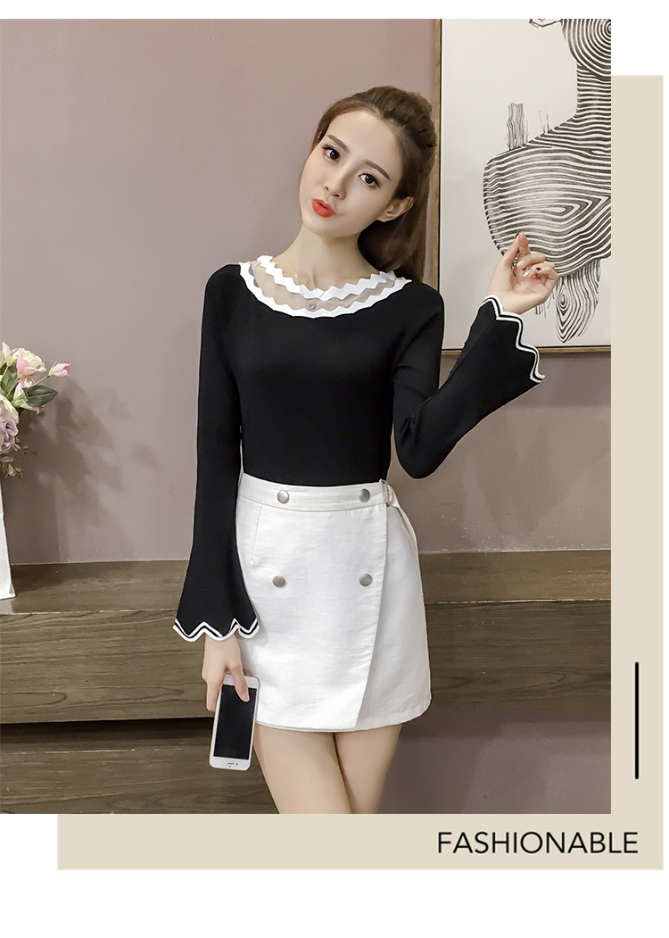EW20128 Fashion Top Black