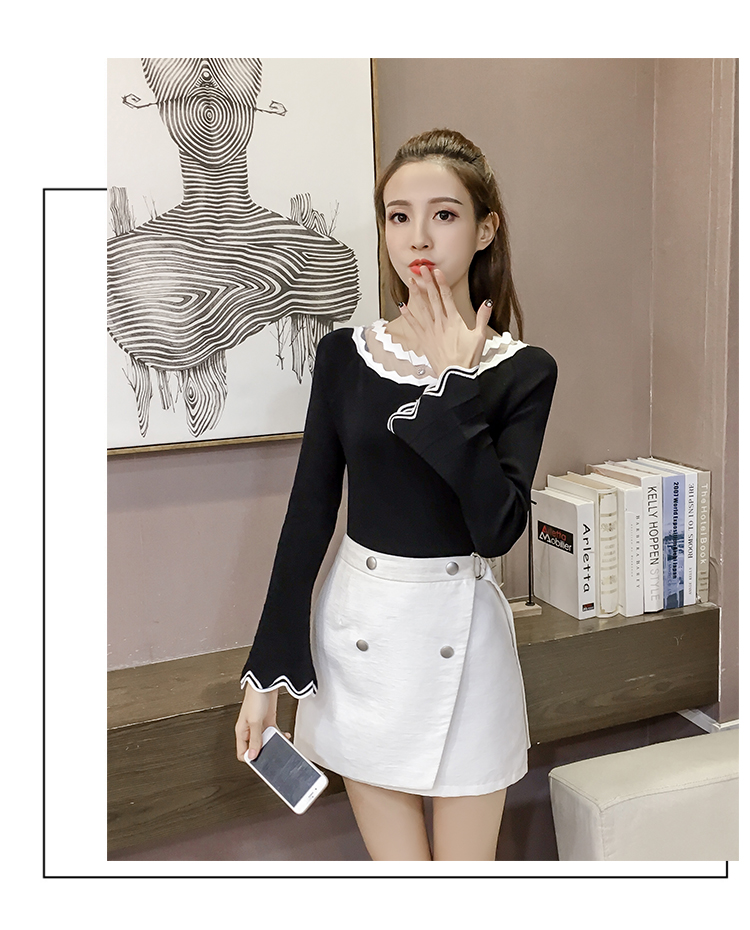 EW20128 Fashion Top Black