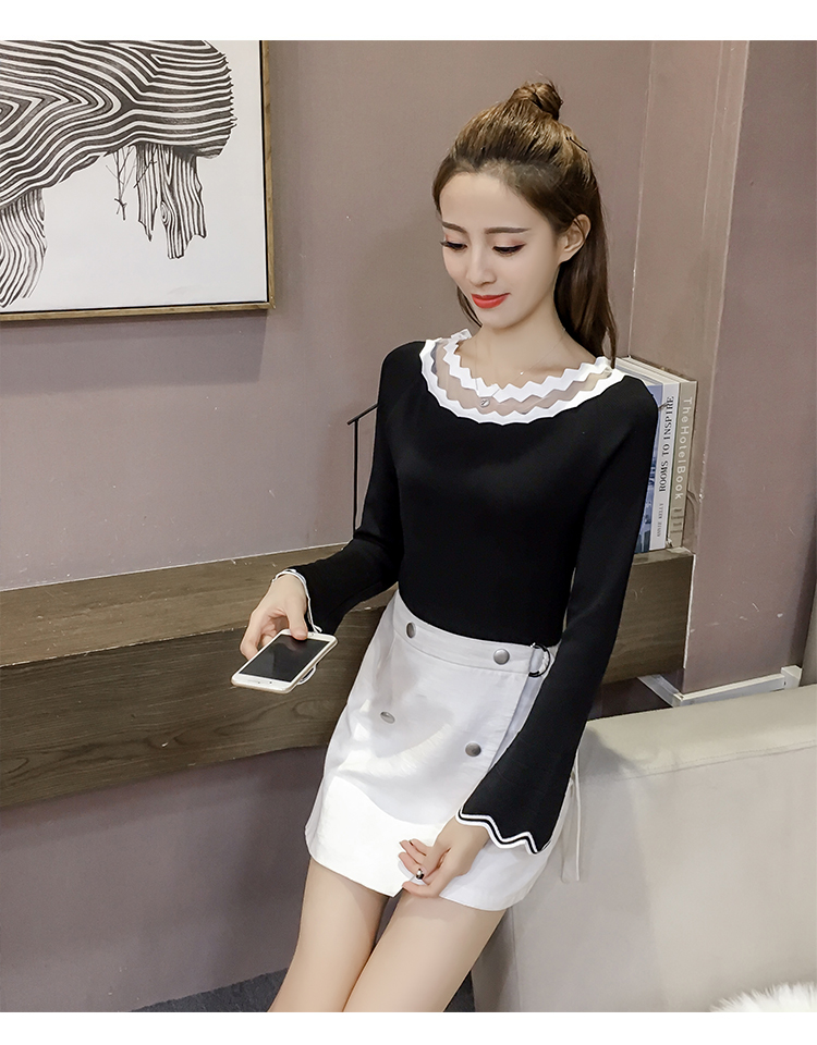 EW20128 Fashion Top Black