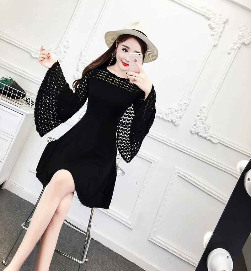 EW20161 Charming Dress Black