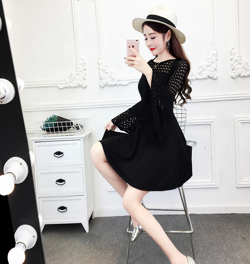 EW20161 Charming Dress Black