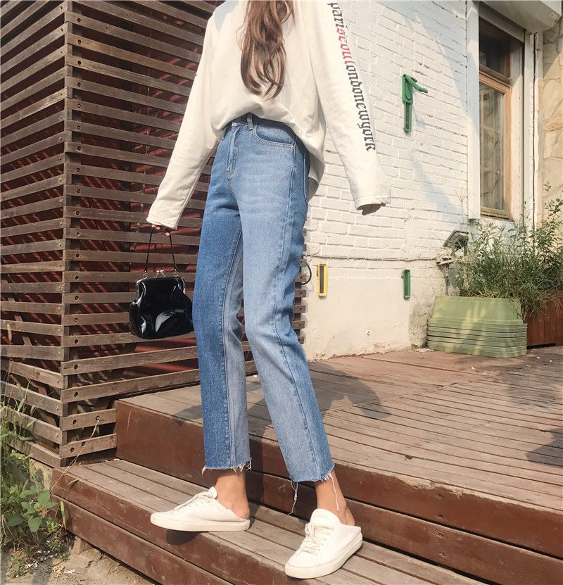 EW20180 Fashion Denim Pant Blue