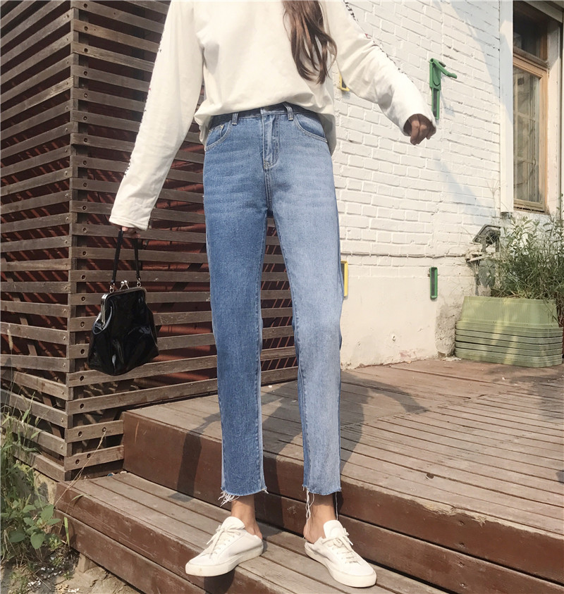EW20180 Fashion Denim Pant Blue