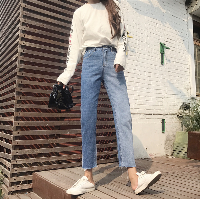 EW20180 Fashion Denim Pant Blue
