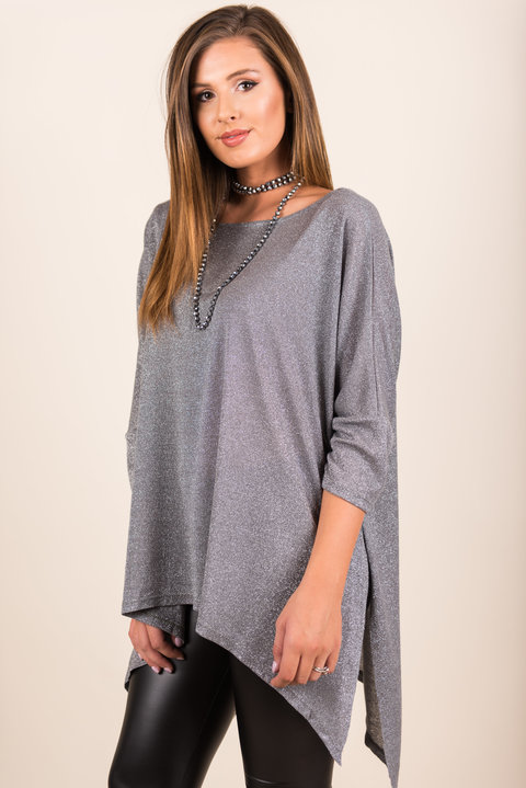 EW20205 Europe Fashion Top Grey