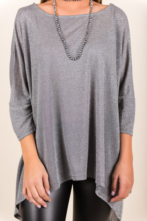 EW20205 Europe Fashion Top Grey