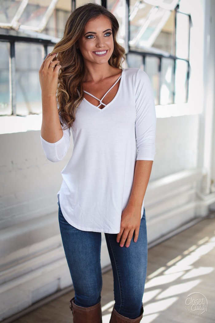 EW20209 Stylish Top White