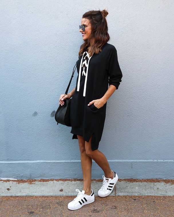 EW20212 Stylish Dress Black