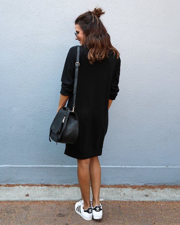 EW20212 Stylish Dress Black