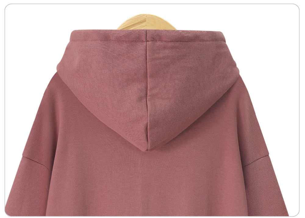 EW20213 Stylish Hooded Dress Pink