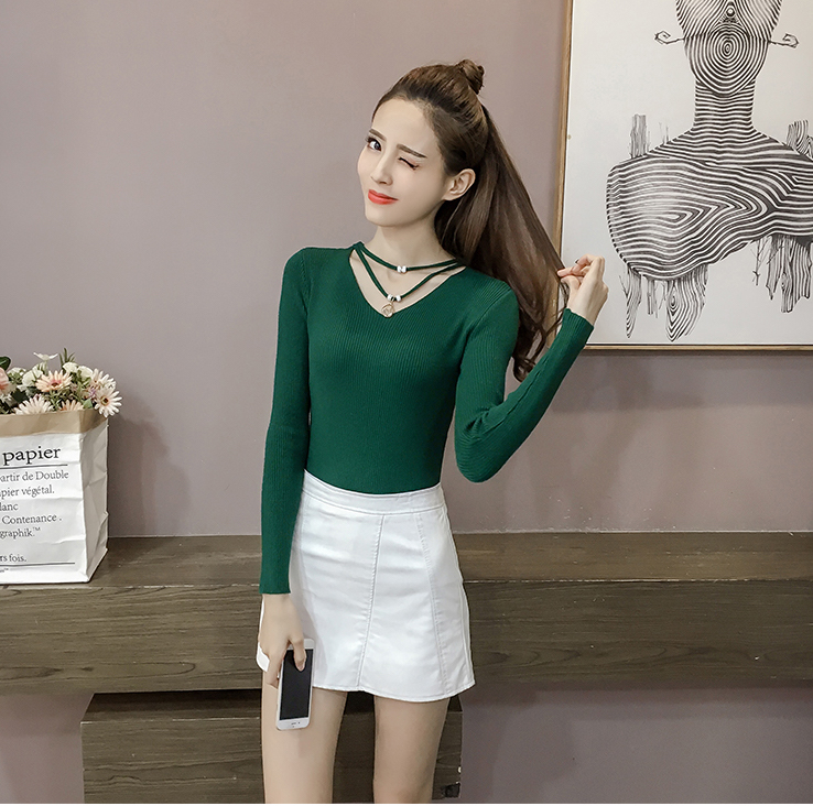 EW20248 Trendy Top Green