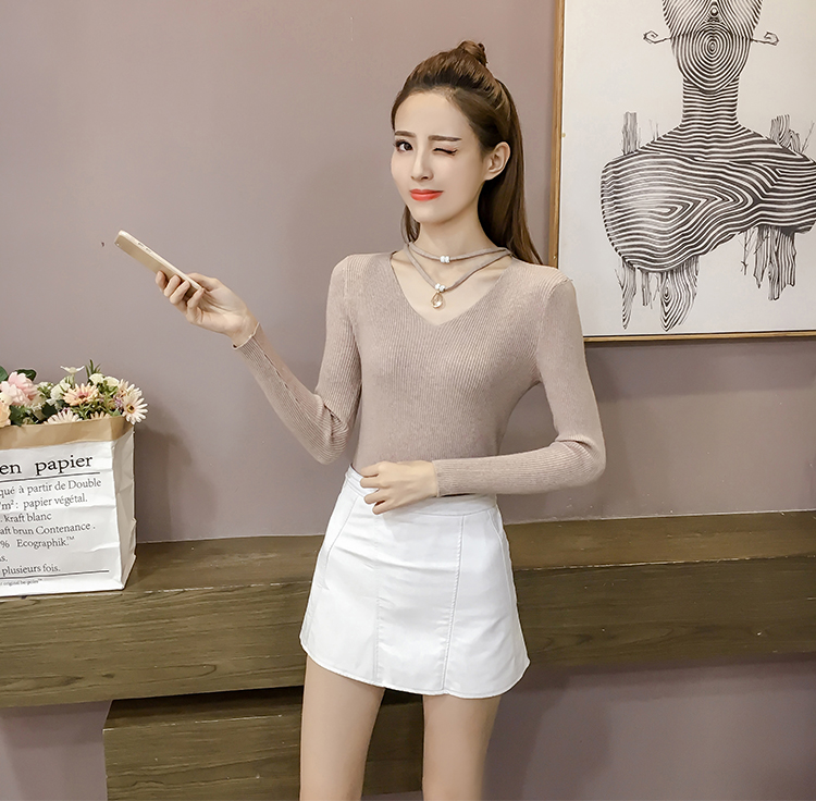 EW20248 Trendy Top Khaki