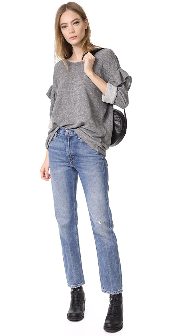 EW20260 Europe Fashion Top Grey