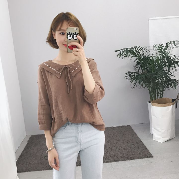 EW20268 Stylish Top Khaki