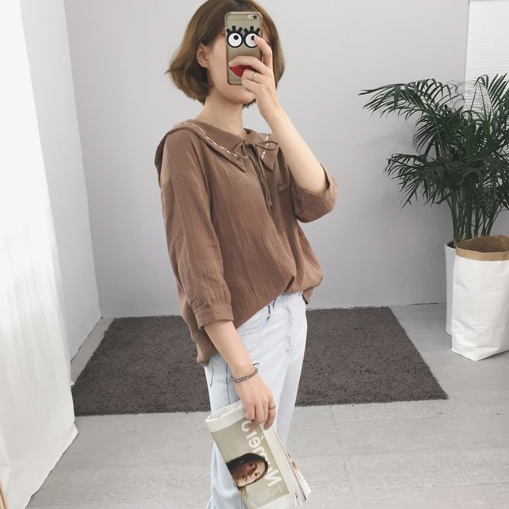 EW20268 Stylish Top Khaki