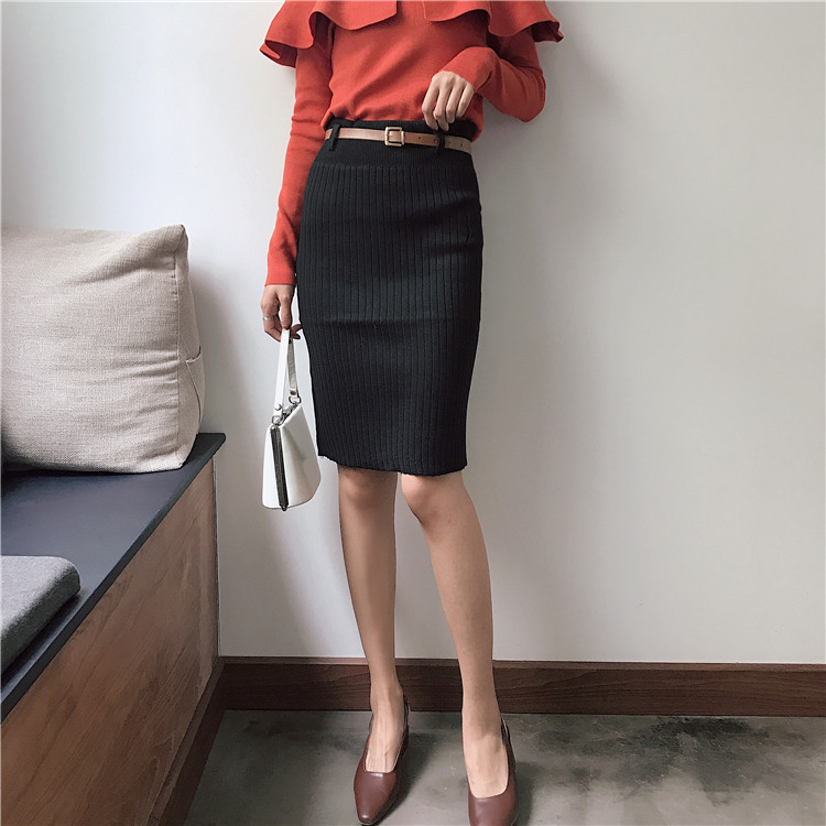 EW20273 Elegant Skirt Black