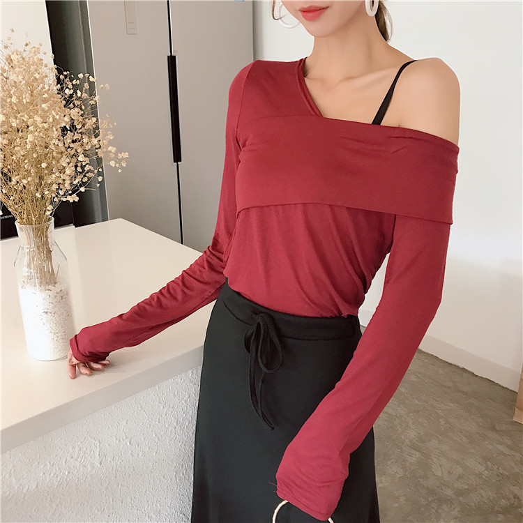 EW20276 Trendy Top Red