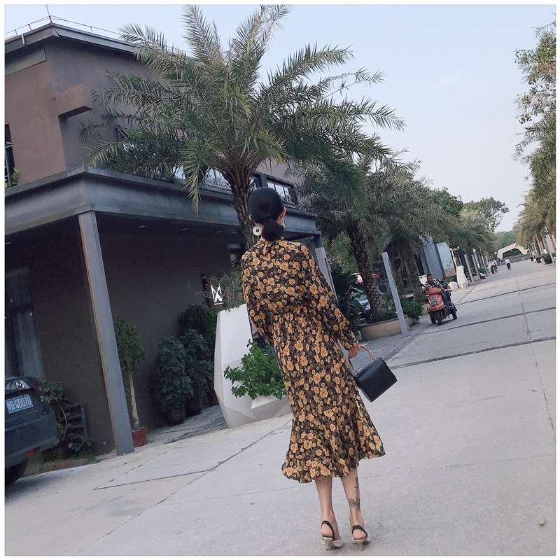 EW20285 Floral Dress Yellow