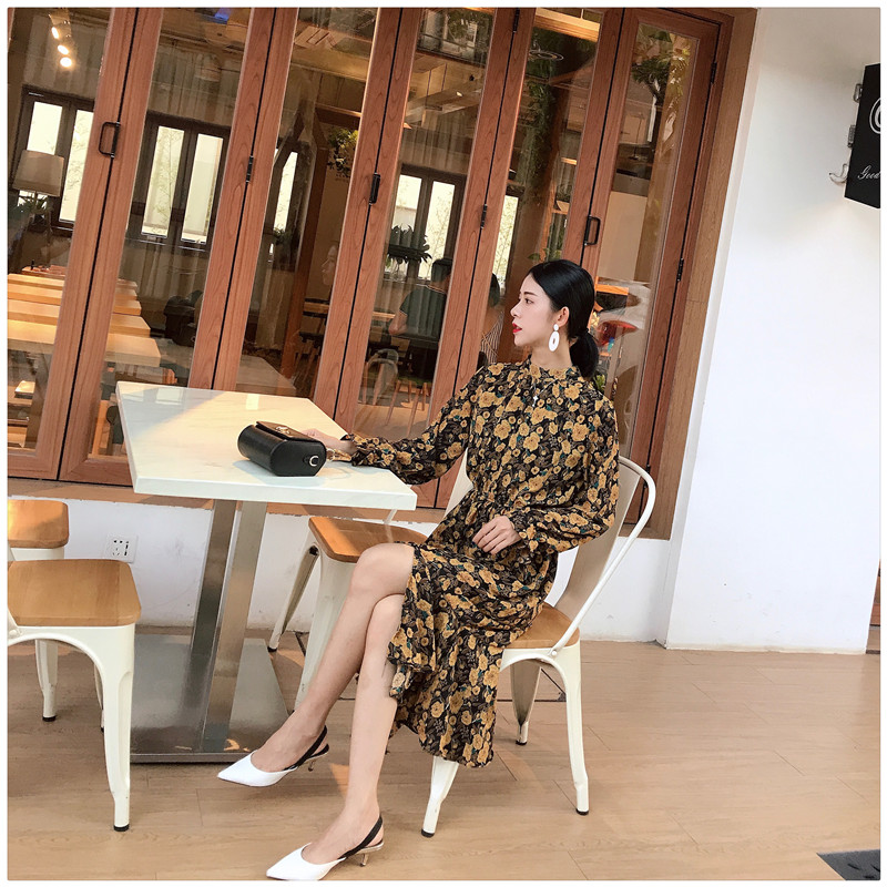 EW20285 Floral Dress Yellow