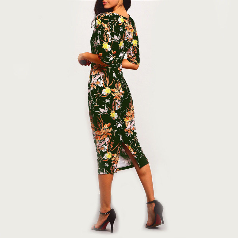 EW20287 Stylish Dress Green