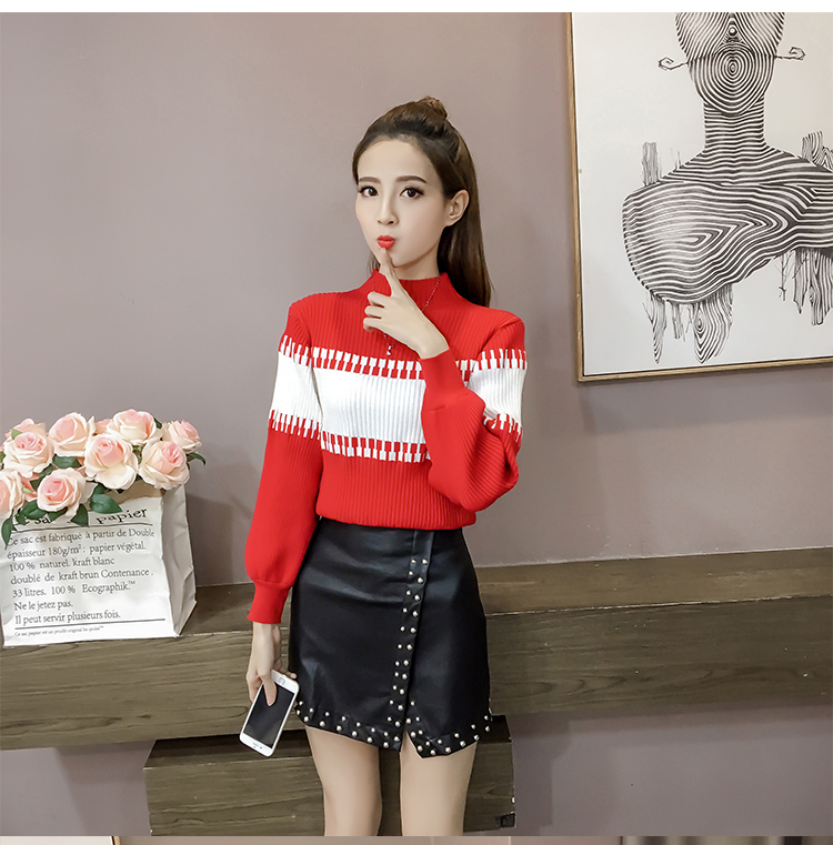 EW20293 Lovely Knit Top Red