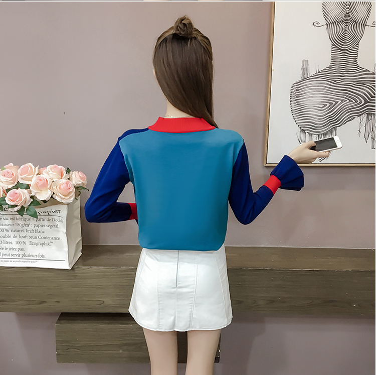 EW20299 Trendy Top Blue