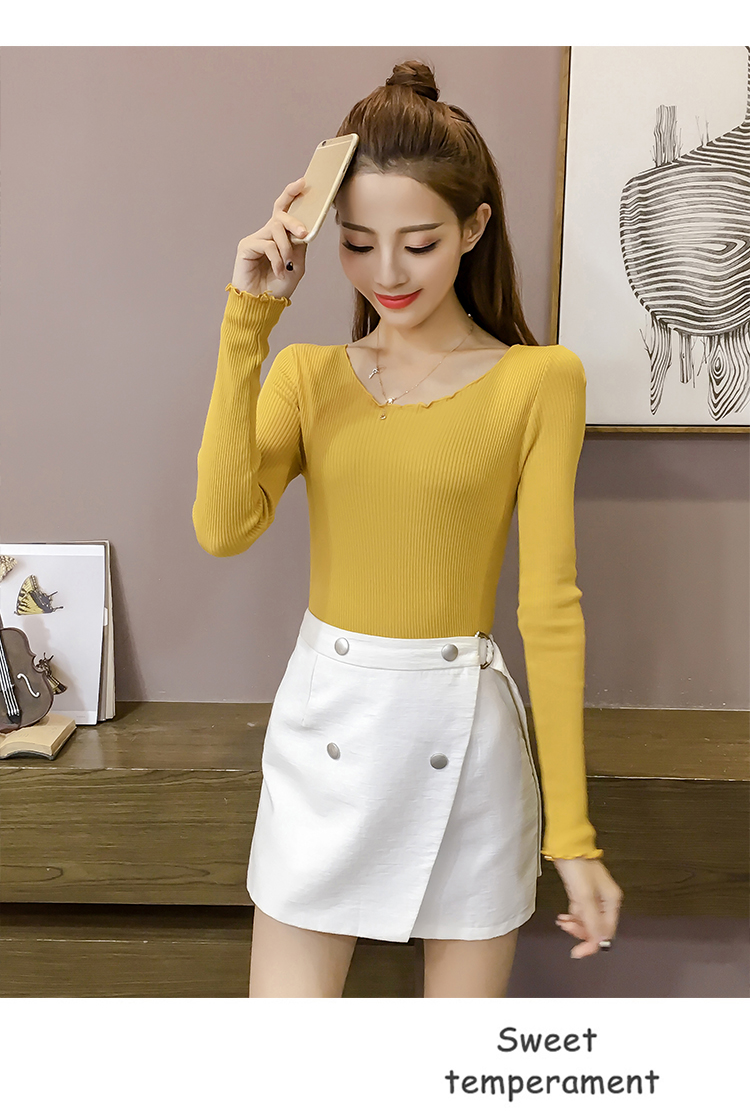 EW2501 Fashion Top Yellow