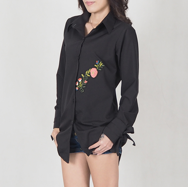 SW4693 Trendy Top (Plus Size) Black