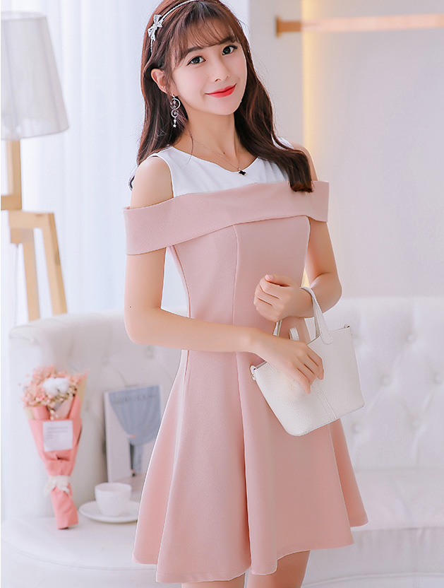 TW60001 Pretty OL Dress Light Pink