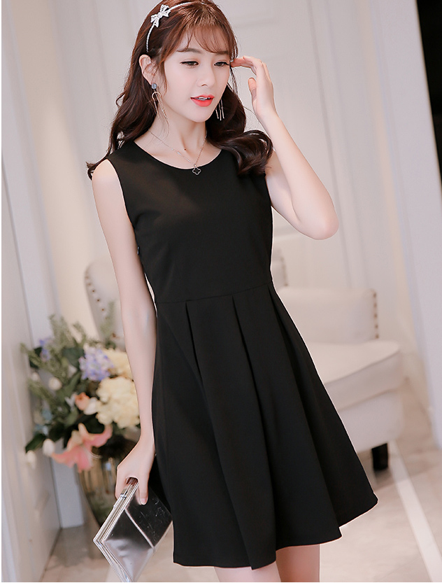 TW60002 Sleeveless Dress Black