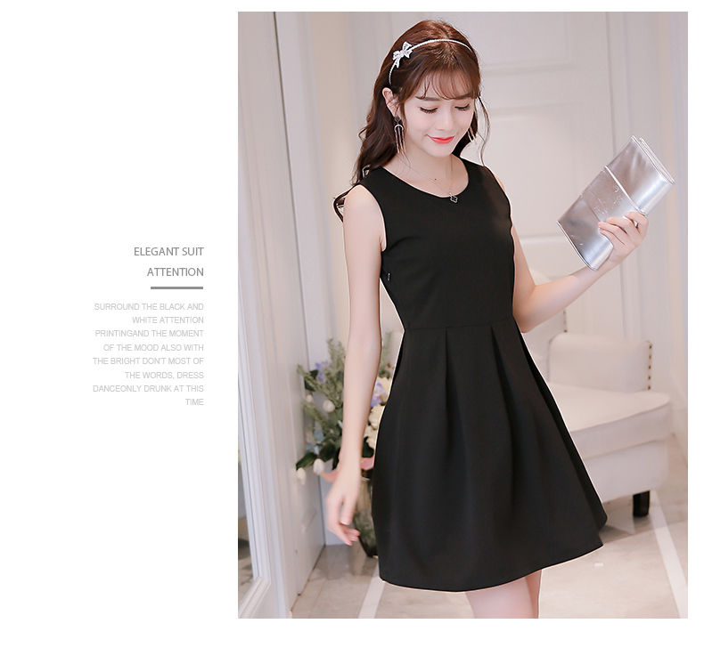 TW60002 Sleeveless Dress Black