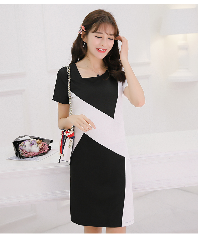 TW60008 Elegant OL Dress Black