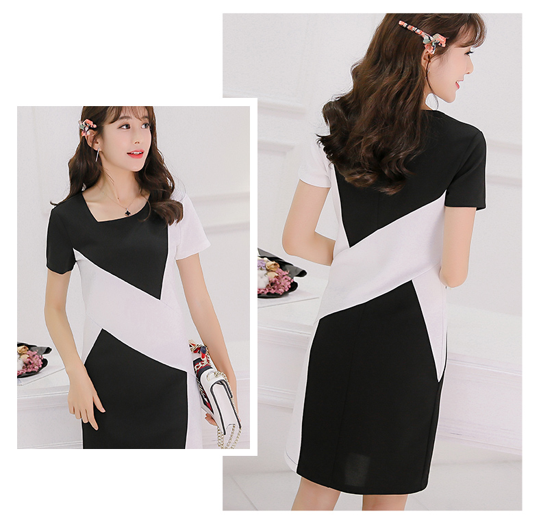 TW60008 Elegant OL Dress Black