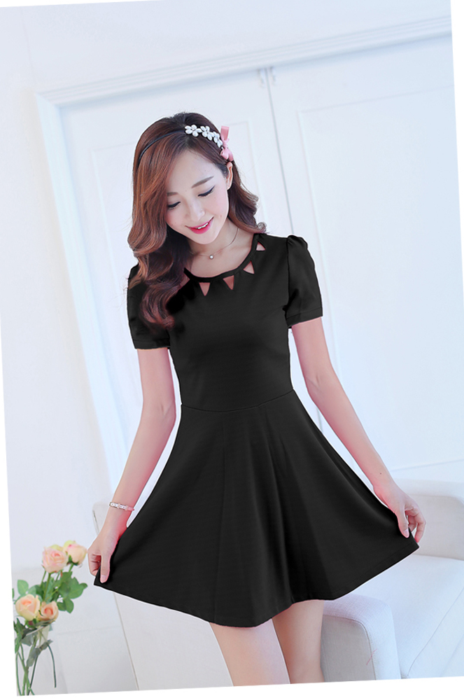 TW60011 Pretty Dress Black