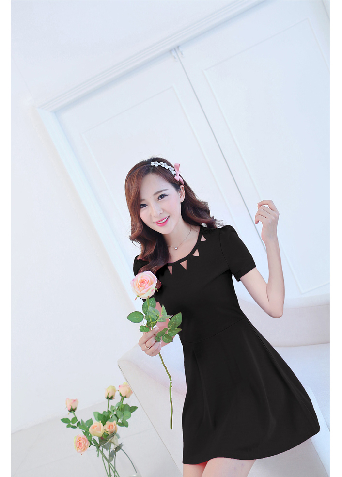TW60011 Pretty Dress Black