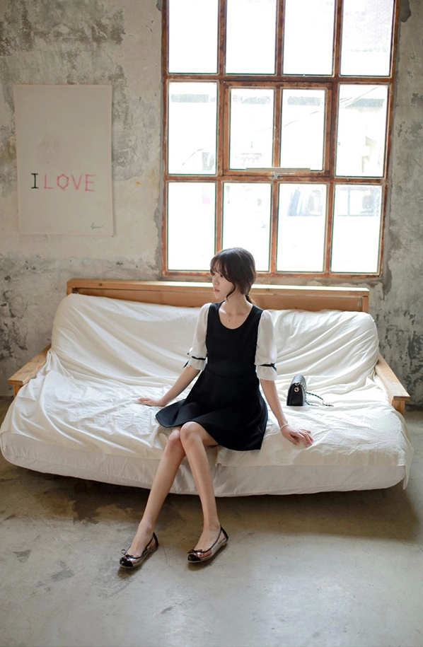 TW60017 Lovely OL Dress Black