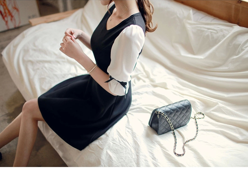 TW60017 Lovely OL Dress Black