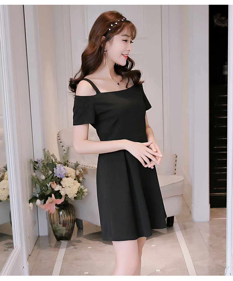 TW60018 Fashion OL Dress Black