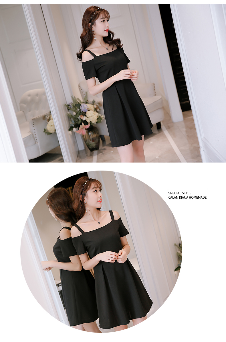 TW60018 Fashion OL Dress Black