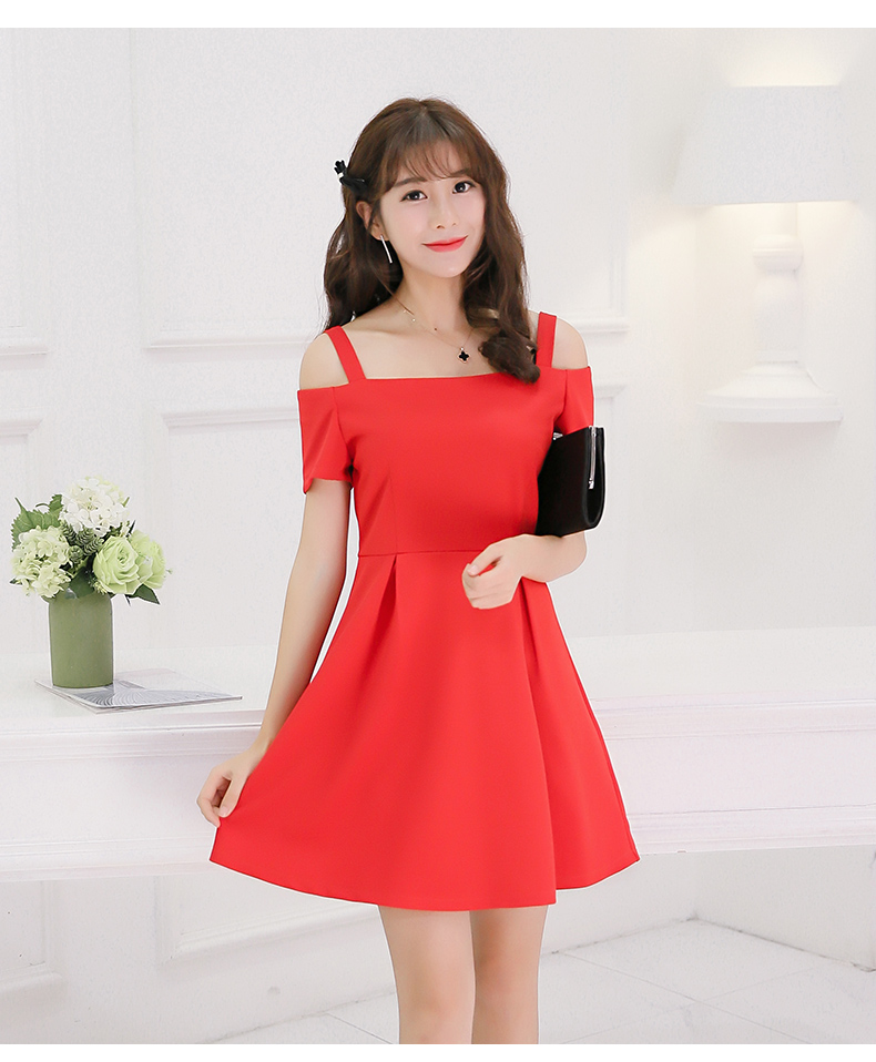 TW60018 Fashion OL Dress Red