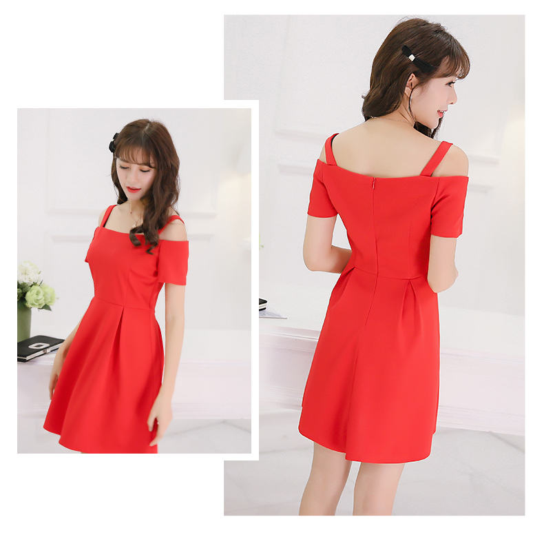 TW60018 Fashion OL Dress Red