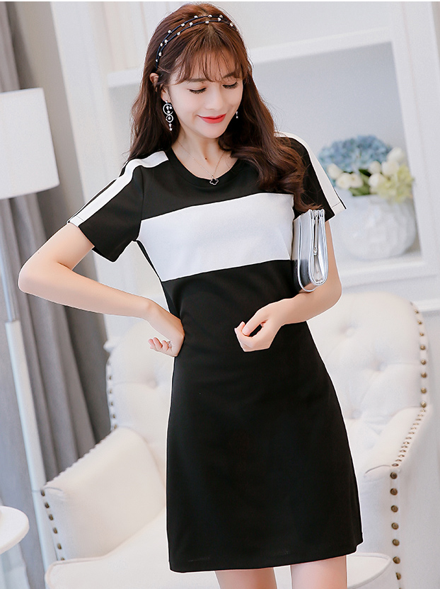 TW60022 Fashion OL Dress Black