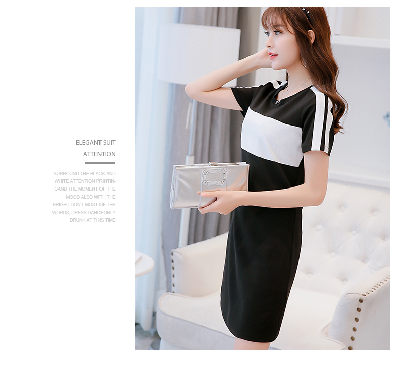 TW60022 Fashion OL Dress Black