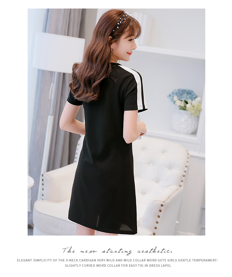 TW60022 Fashion OL Dress Black