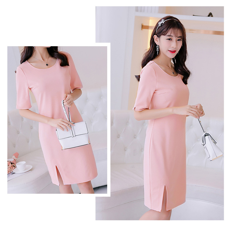 TW60025 Elegant OL Dress Pink