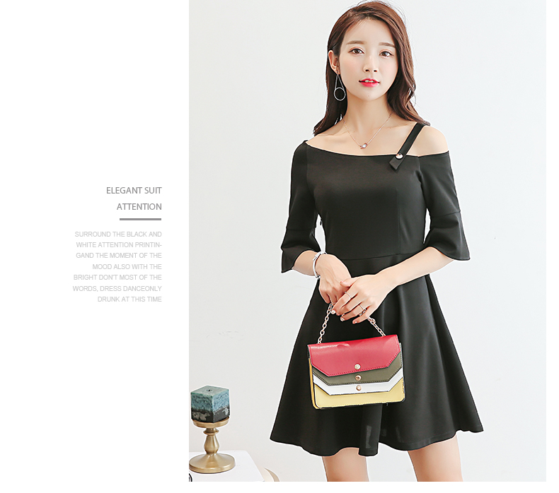 TW60028 Stylish Dress Black