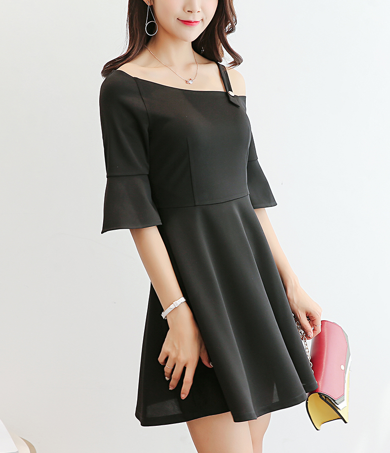 TW60028 Stylish Dress Black