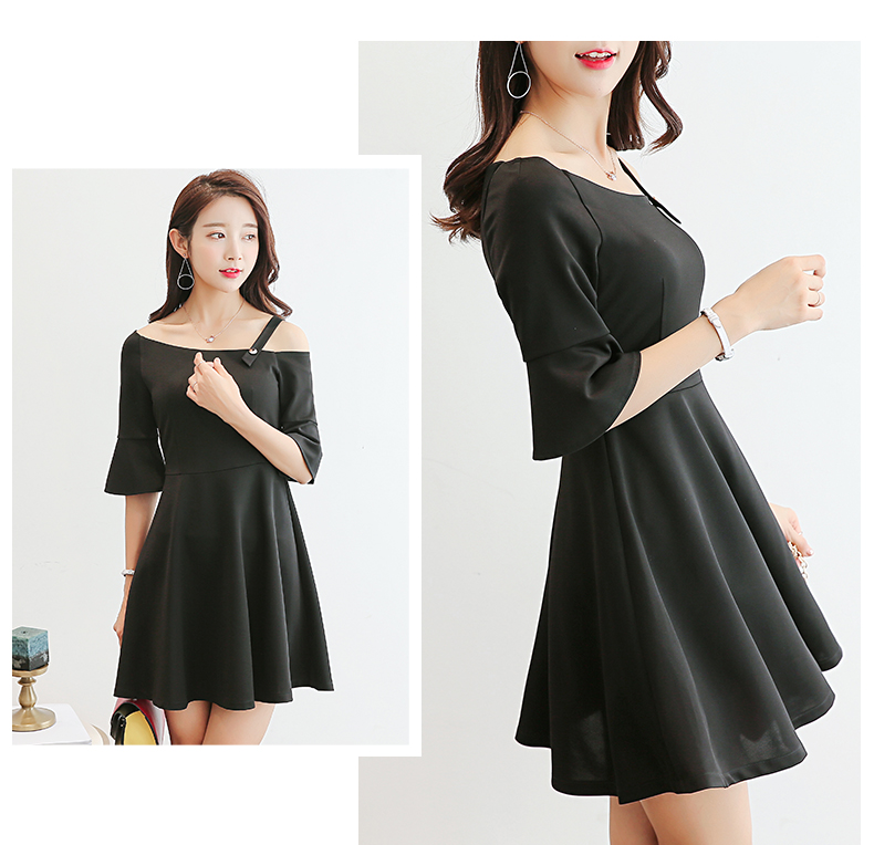 TW60028 Stylish Dress Black