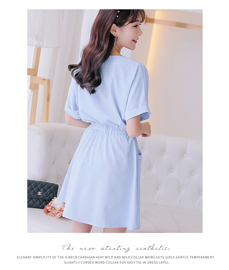 TW60034 Fashion Dress Blue