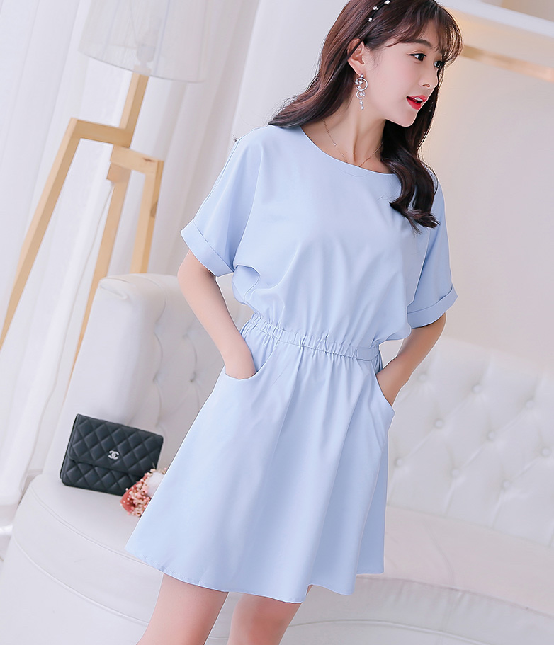 TW60034 Fashion Dress Blue